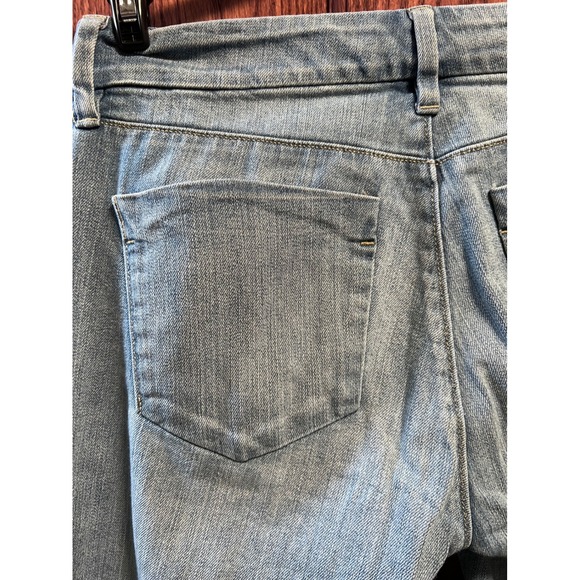 Ann Taylor LOFT Modern Skinny Denim Jeans Light Wash Cuffed Ankle 29 - Picture 3 of 5
